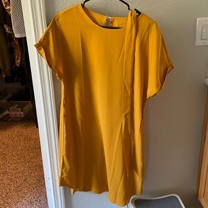 Mustard color dress